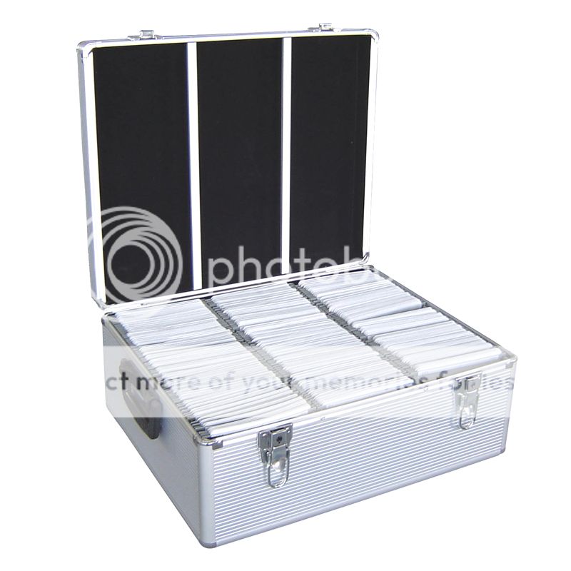 600 CD DVD BLU RAY ALUMINUM CASE STORAGE BOX CN eBay