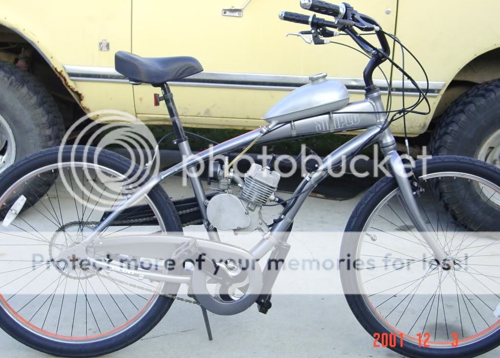 engine powered bicycle